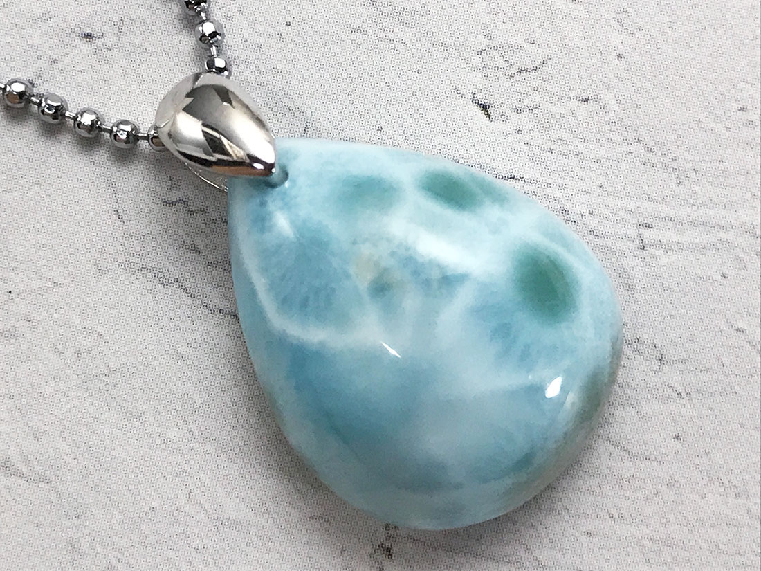 ドミニカ共和国産 ラリマー ペンダントトップ