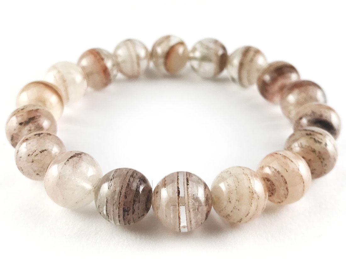 千層ファントムクォーツ 11mmブレスレット