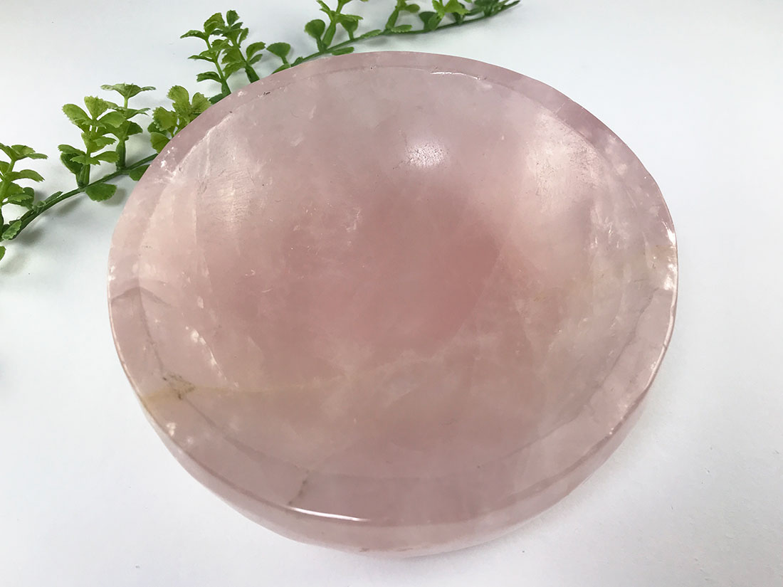 ローズクォーツボウル/Rose Quartz Bowl