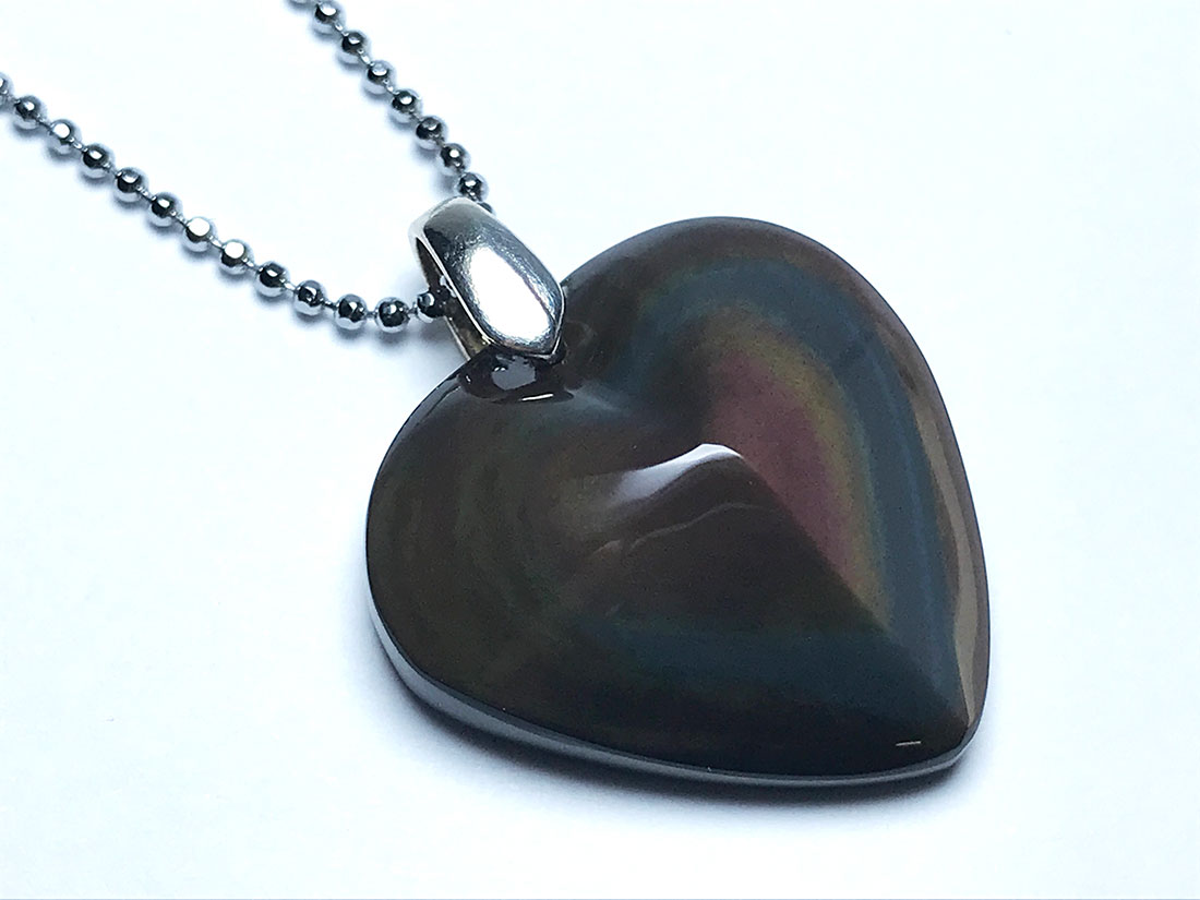 レインボーオブシディアン ペンダントトップ