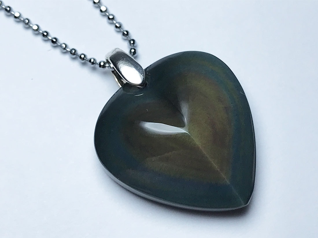 レインボーオブシディアン ペンダントトップ