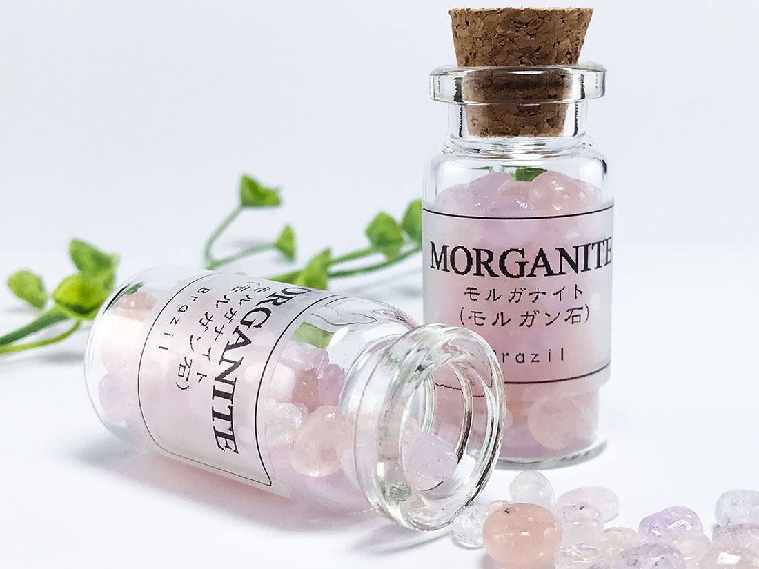 ブラジル産モルガナイト(小瓶入り)