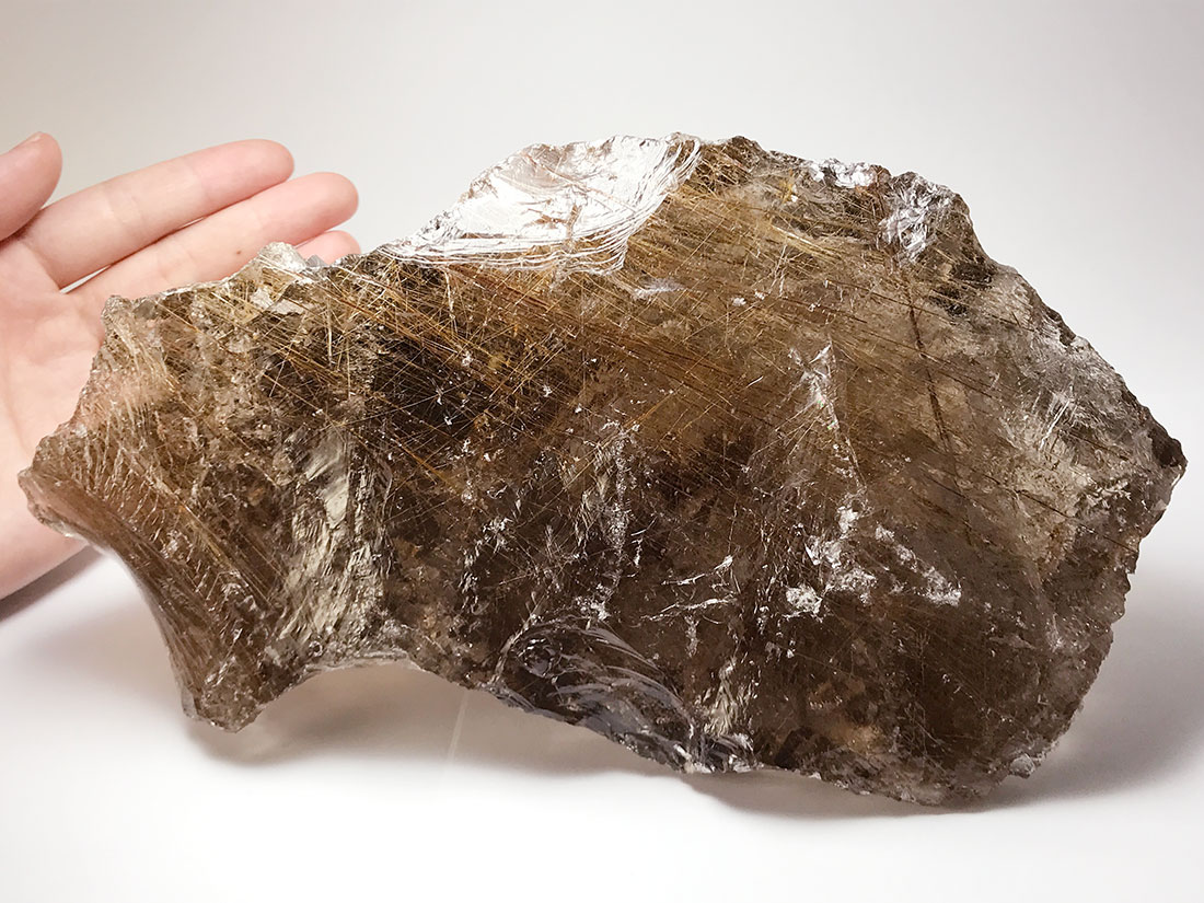 ブラジル産 ルチルクォーツ ( 金鉱石入り水晶 )/Rutilated Quartz