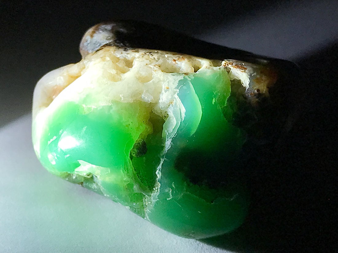 ブラジル産クリソプレーズ タンブル