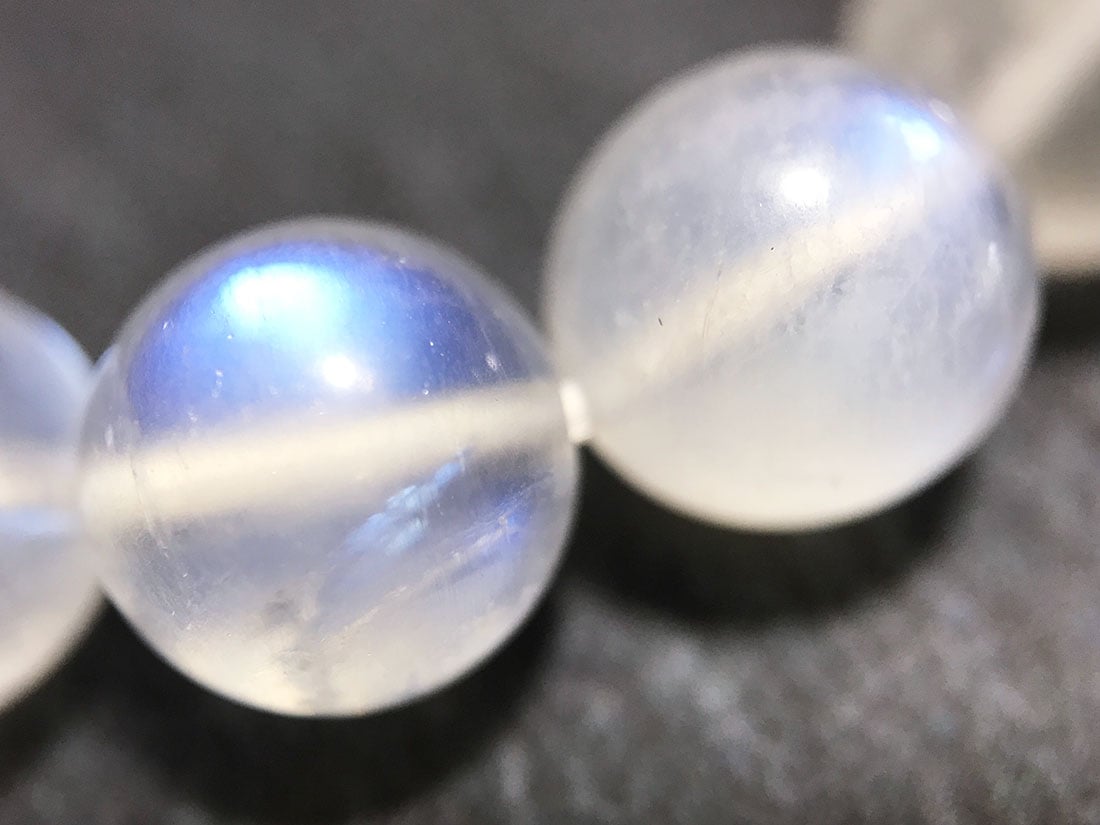 【高品質】ブルームーンストーン 9mmブレスレット