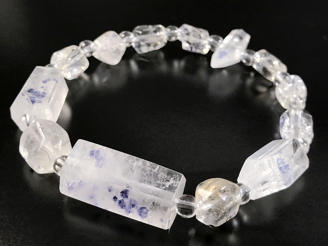 フローライトinクォーツ ブレスレット(不定形) / Fluorite in Quartz