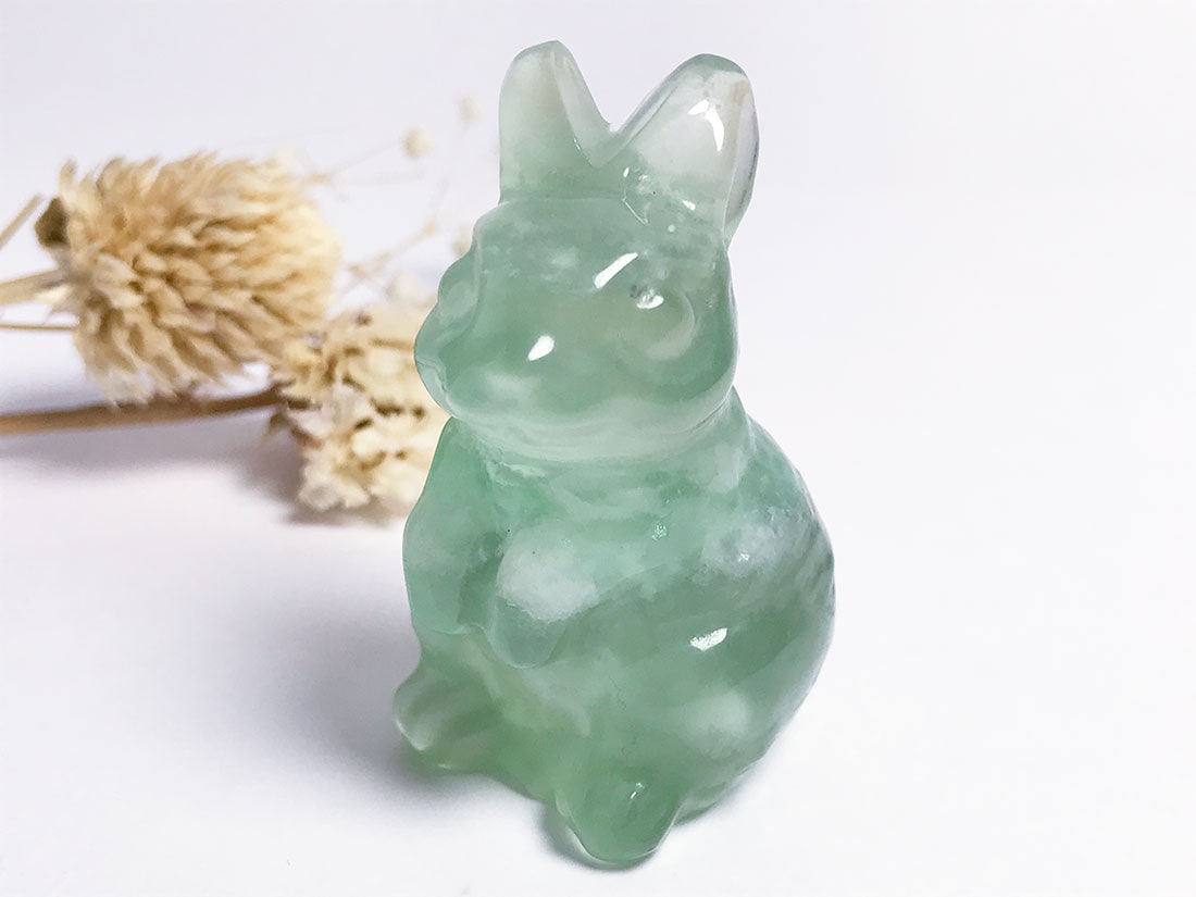 色彩ガネーシャ 天然水晶 加工地：インド 鉱山地：ブラジル 程よく
