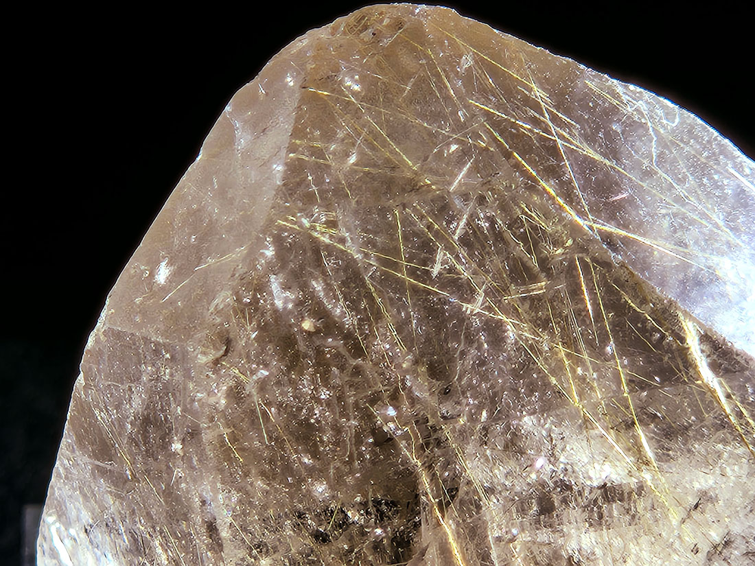 ブラジル産 ルチルクォーツ ( 金鉱石入り水晶 )/Rutilated Quartz