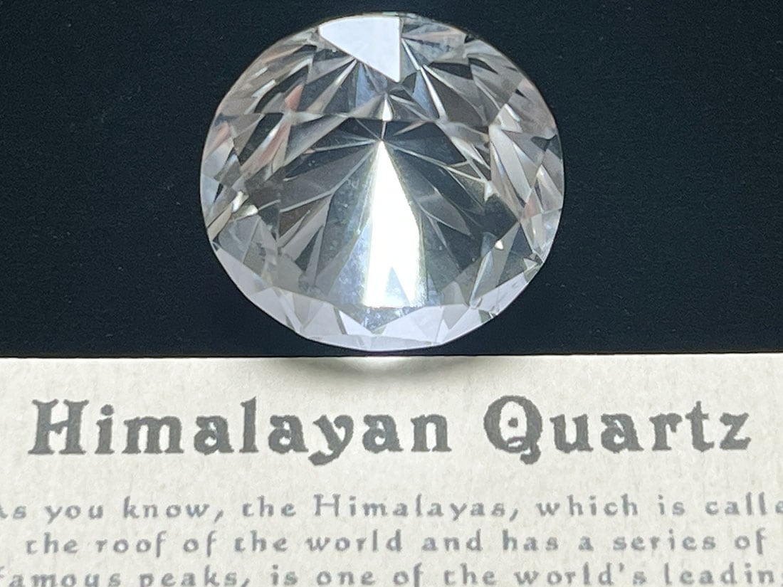 ヒマラヤ水晶ダイヤモンド型カット 24mmルース