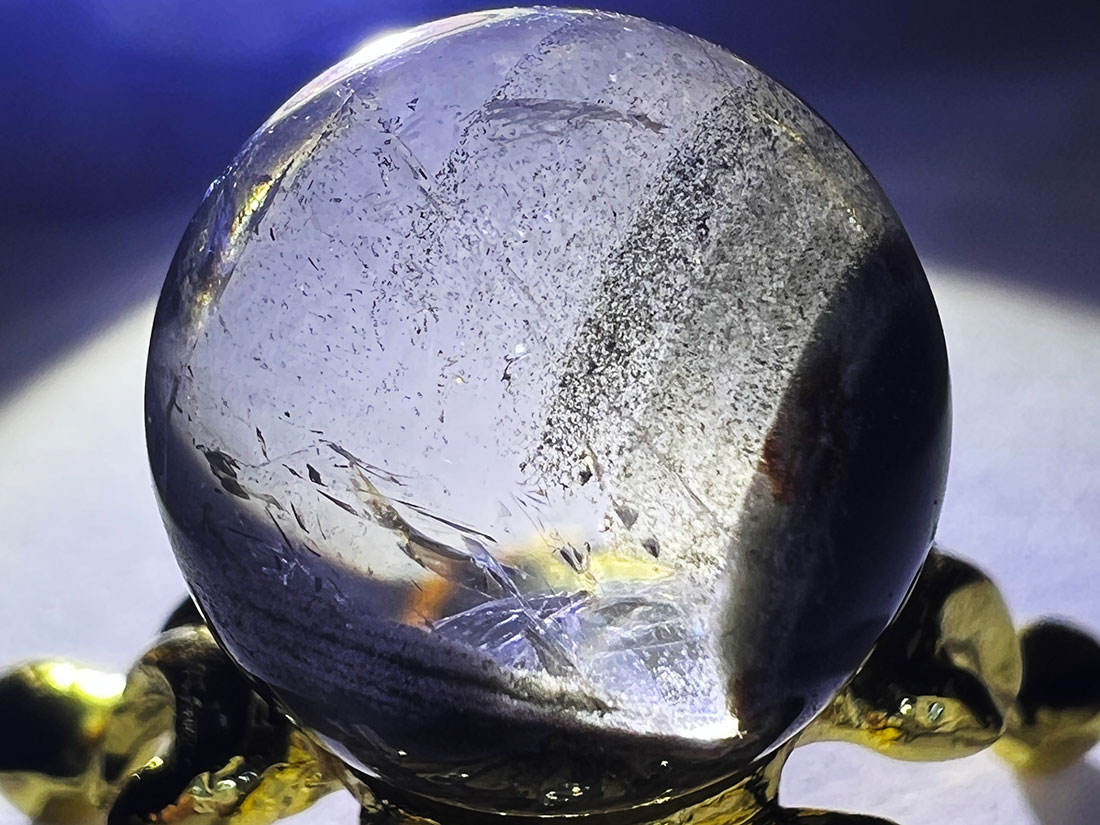 ガーデンクォーツ15mm丸玉/Garden Quartz