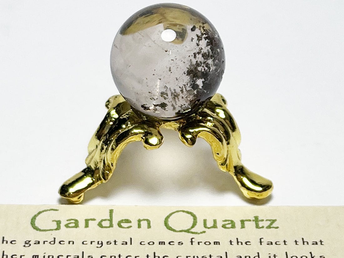 ガーデンクォーツ17mm丸玉/Garden Quartz