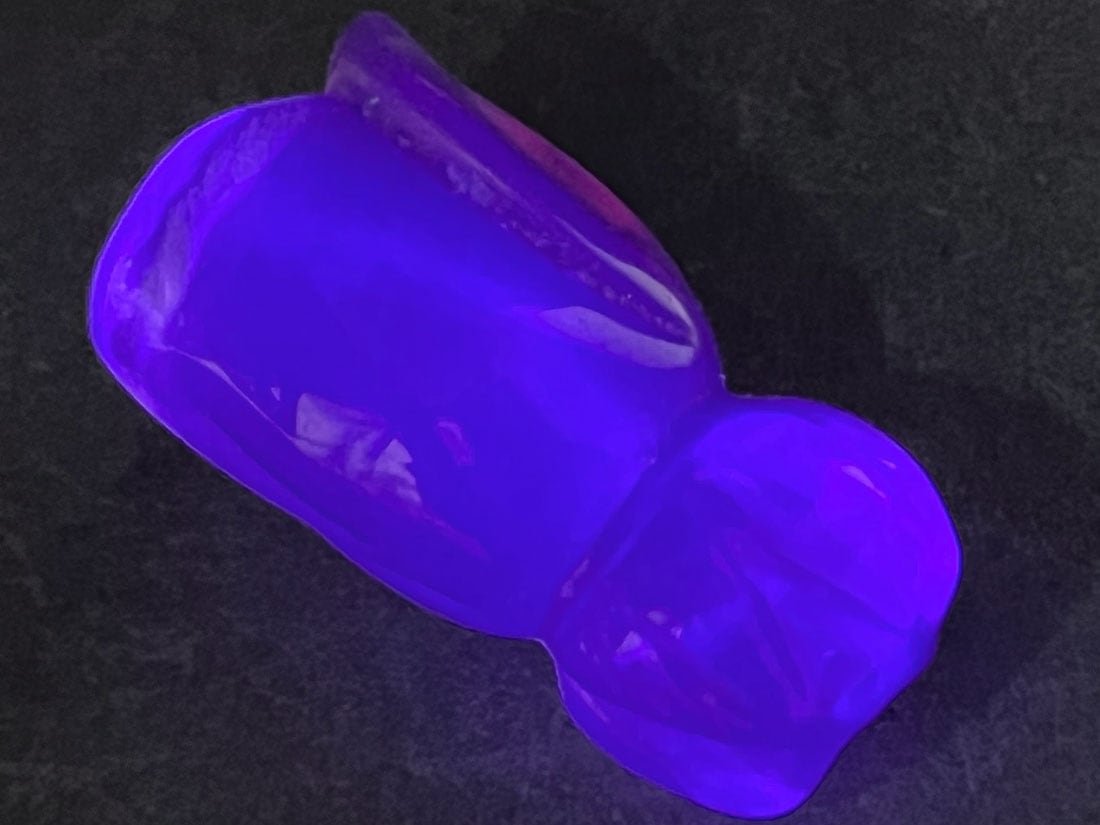 フローライト チューリップ彫刻