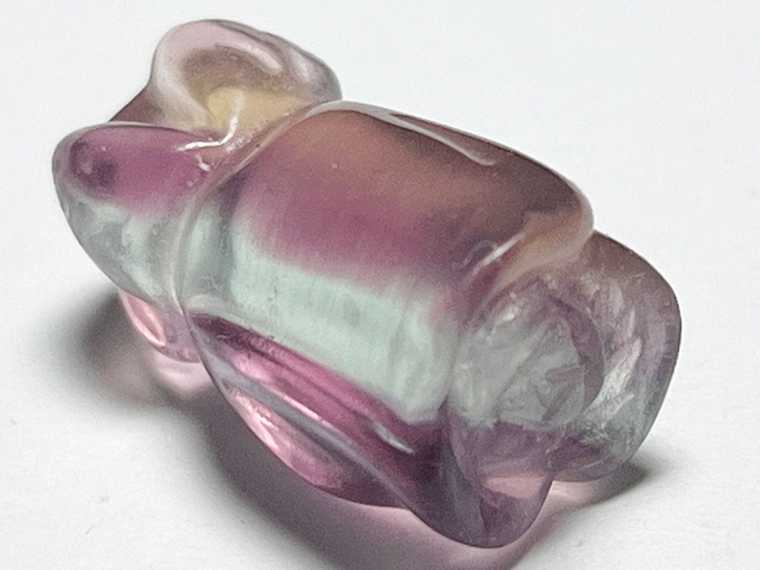フローライト チューリップ彫刻