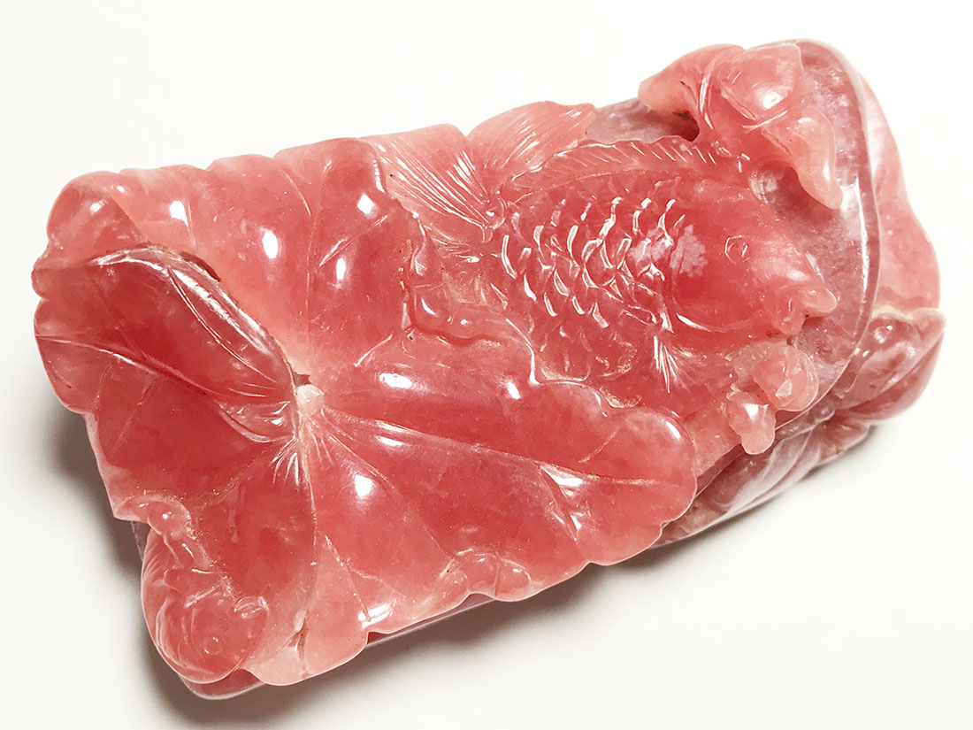 ロードクロサイト 鯛彫刻