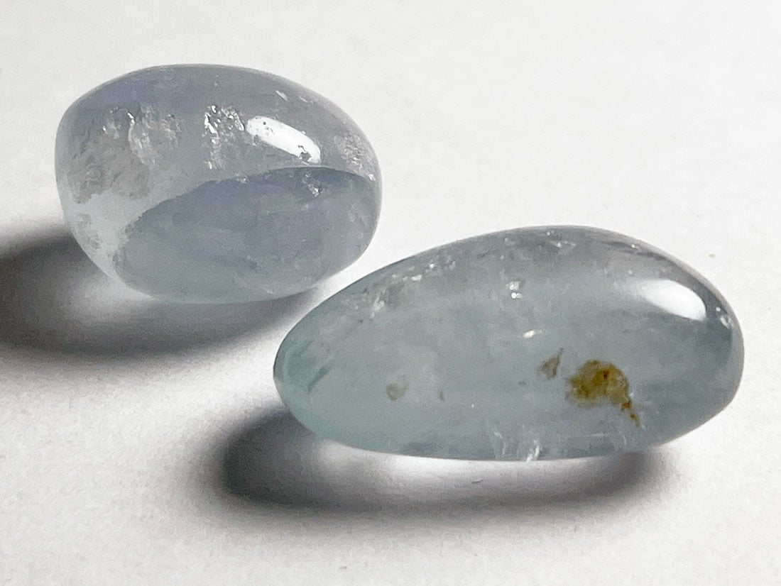 マダガスカル産セレスタイト タンブル2個セット