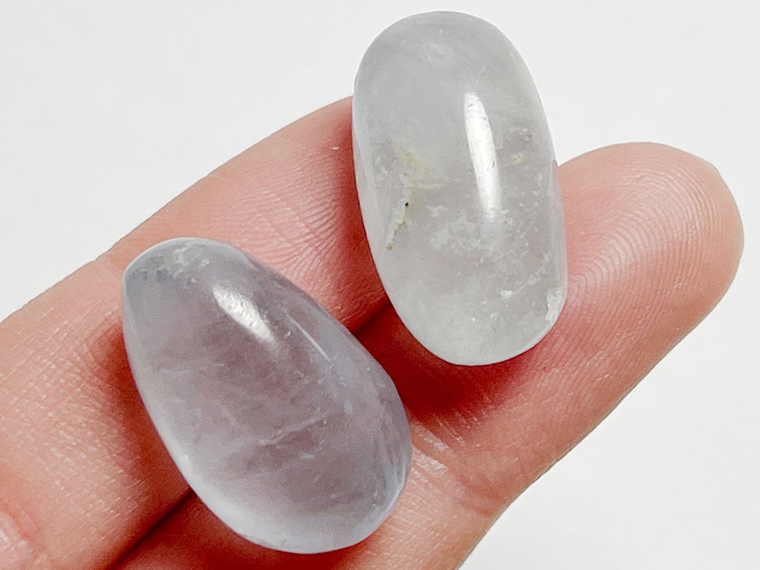 マダガスカル産セレスタイト タンブル2個セット