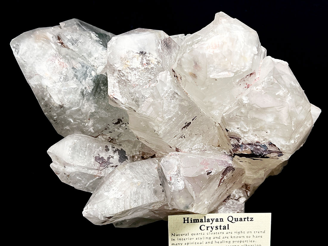 パルギ鉱山産ヒマラヤ水晶クラスター