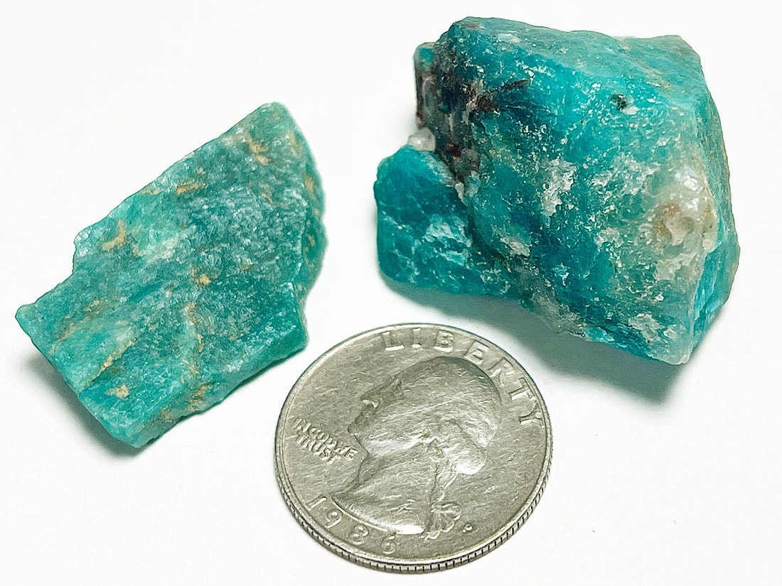 ブラジル産 アマゾナイト 2個セット