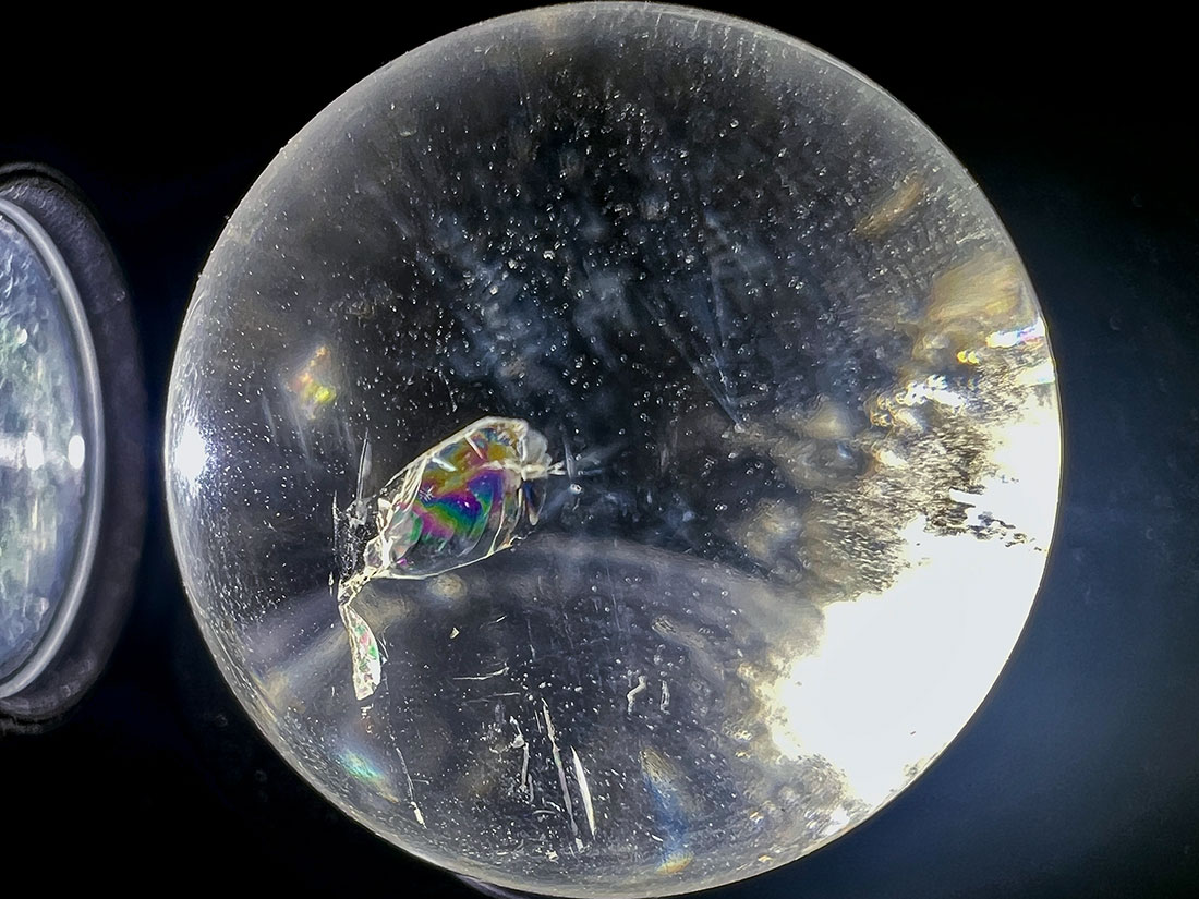 エンジェルラダー水晶 26mm丸玉