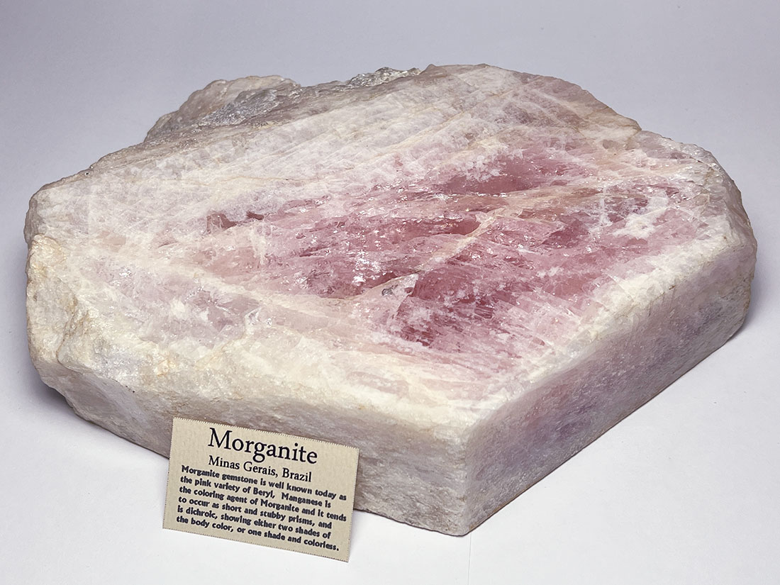 ブラジル ミナスジェライス産 モルガナイト/Morganite(緑柱石)