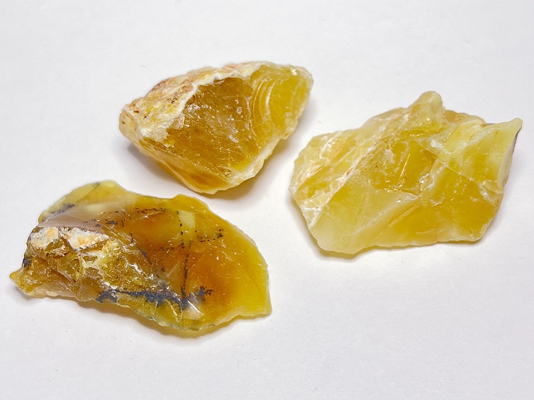 タンザニア産イエローオパール3個セット