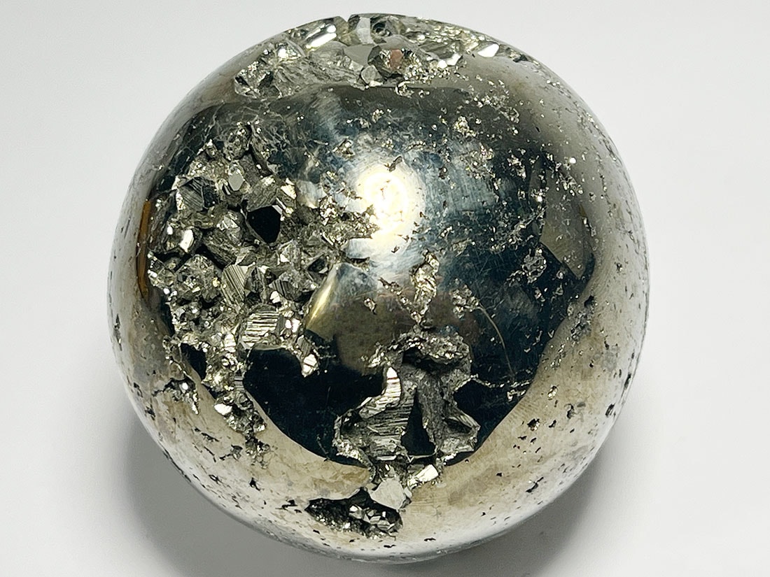 ペルー産パイライト 62mm丸玉