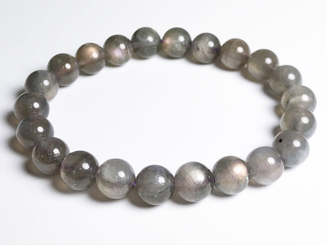 ピンクラブラドライト 8mmブレスレット