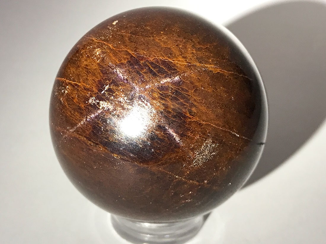 インド産スターガーネット 51mm丸玉