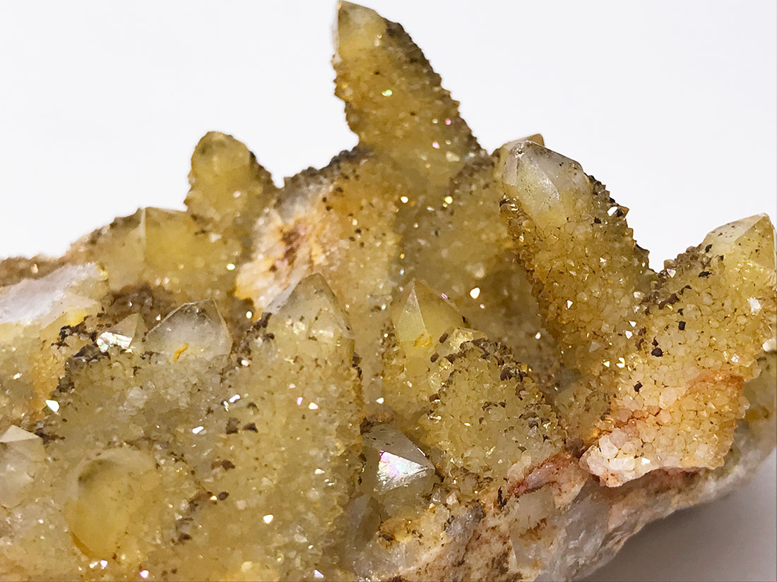 南アフリカゴールデン水晶 南アフリカ産スピリットクォーツ(ゴールデンヒーラー)/Cactus Quartz