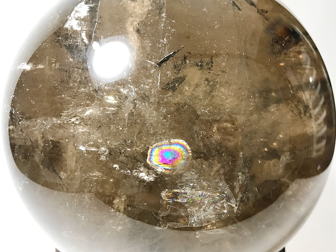 スモーキークォーツ 175mm丸玉/Smoky Quartz