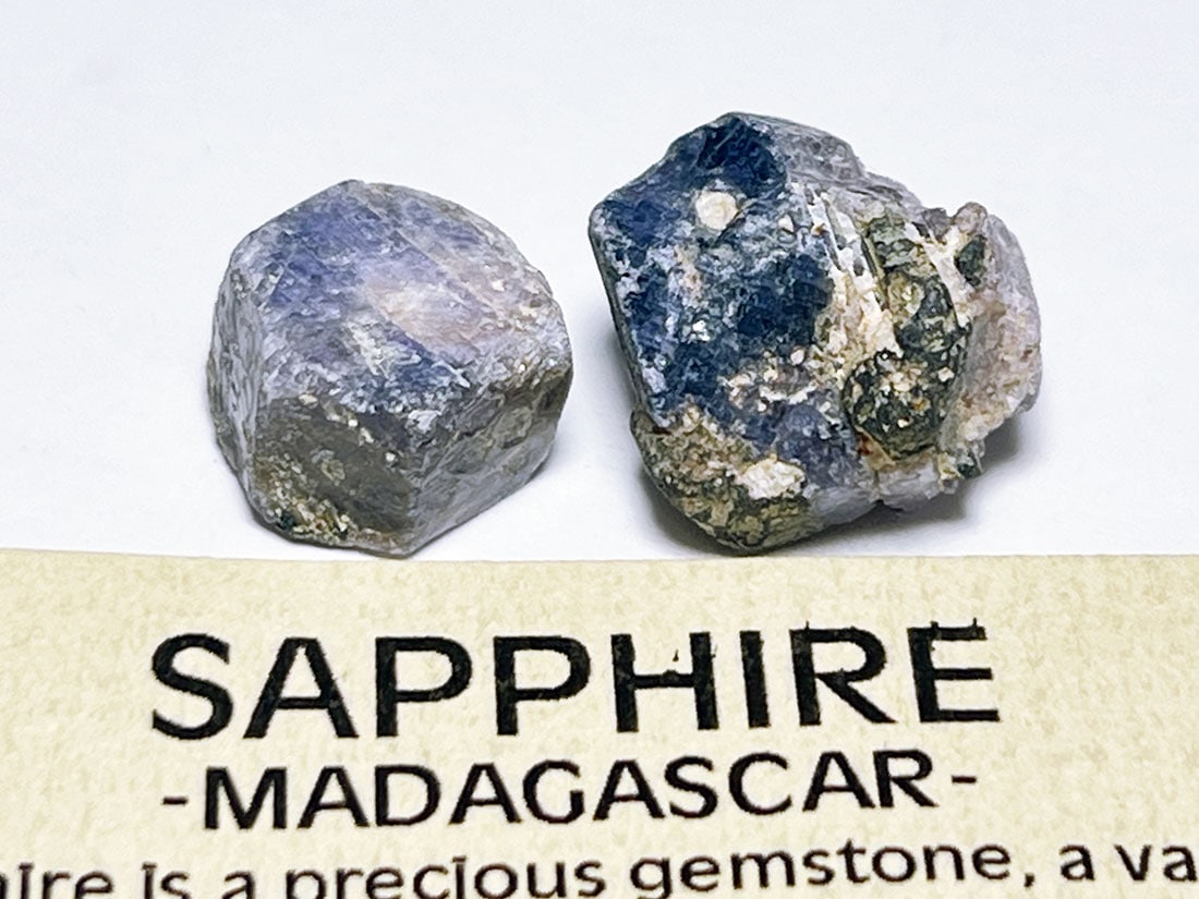 マダガスカル産 サファイア 2個セット/Sapphire