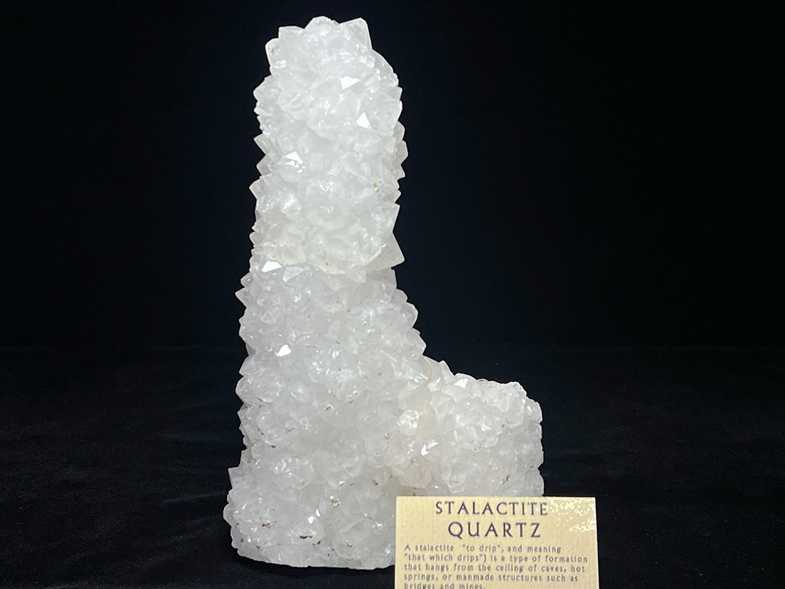 インド産スタラクタイトクォーツ/Stalactite Quartz