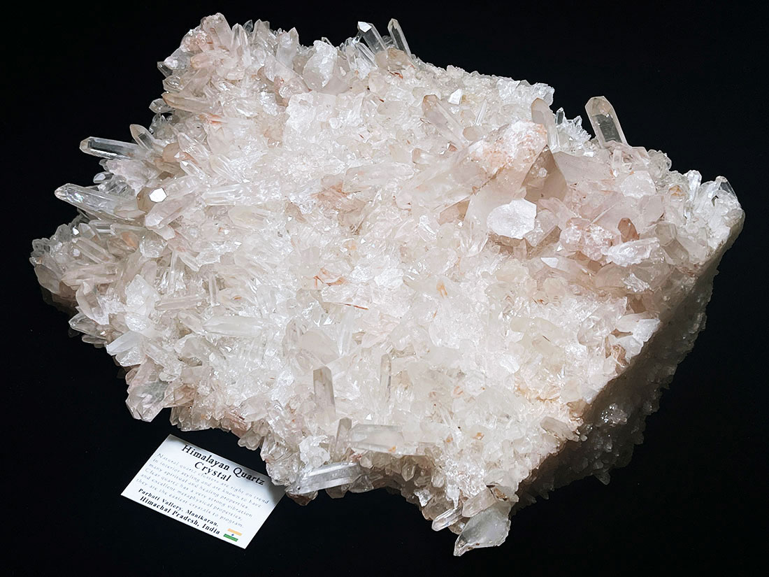 パルバティー渓谷産 ヒマラヤ水晶クラスター(マニカラン産)