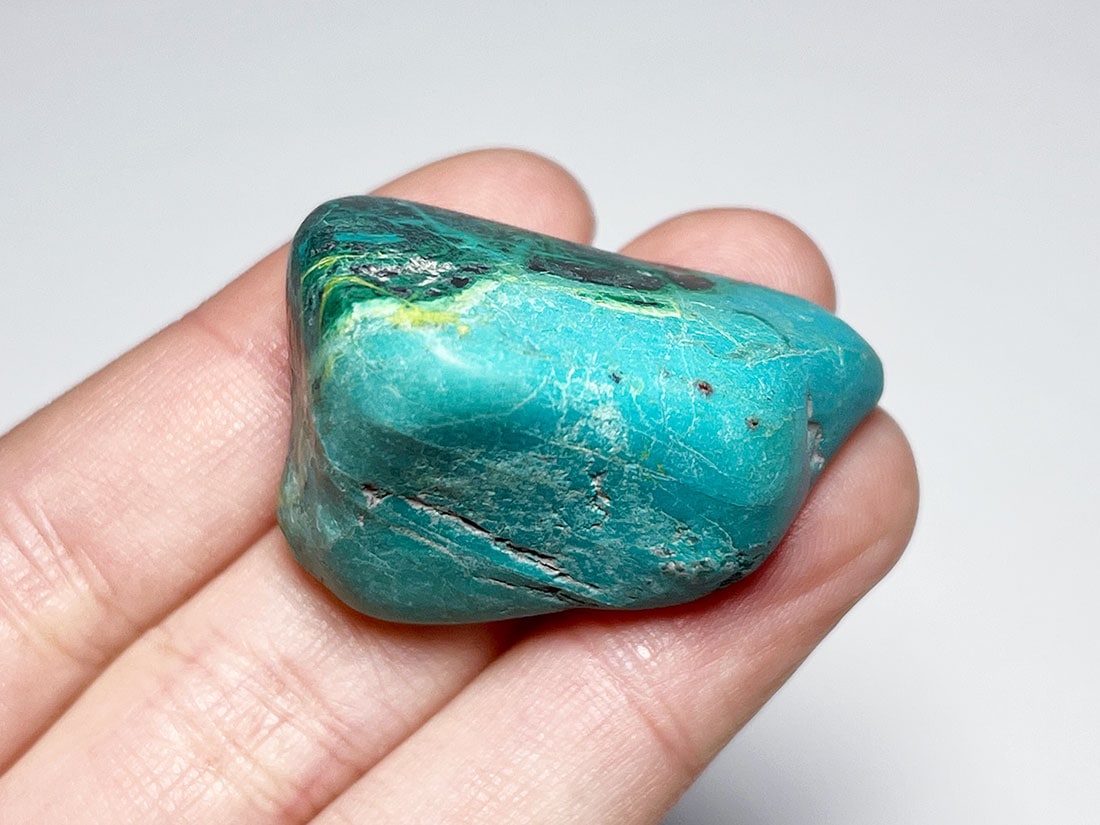 アリゾナ州産 シャッタカイト/クリソコラ タンブル