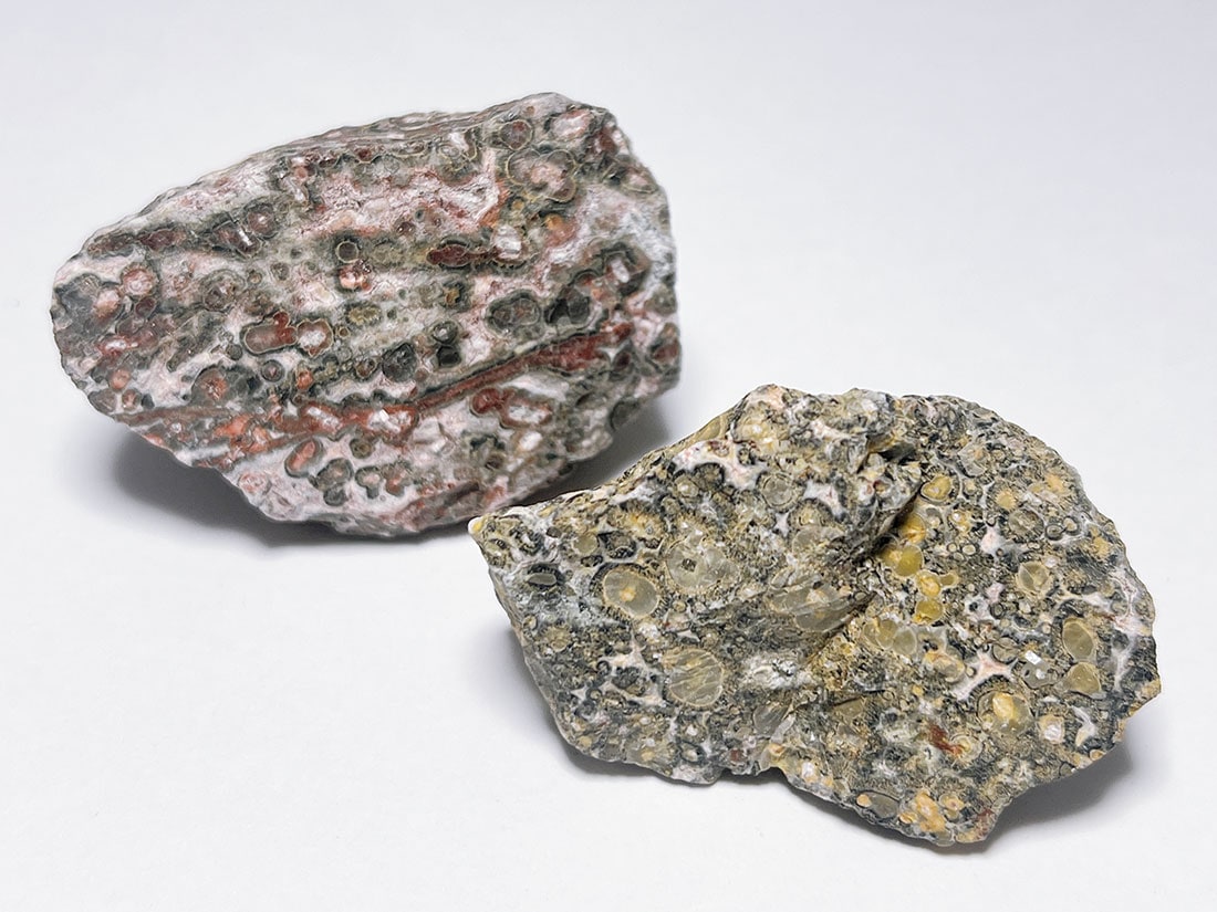 メキシコ産レオパードスキンジャスパー2個セット