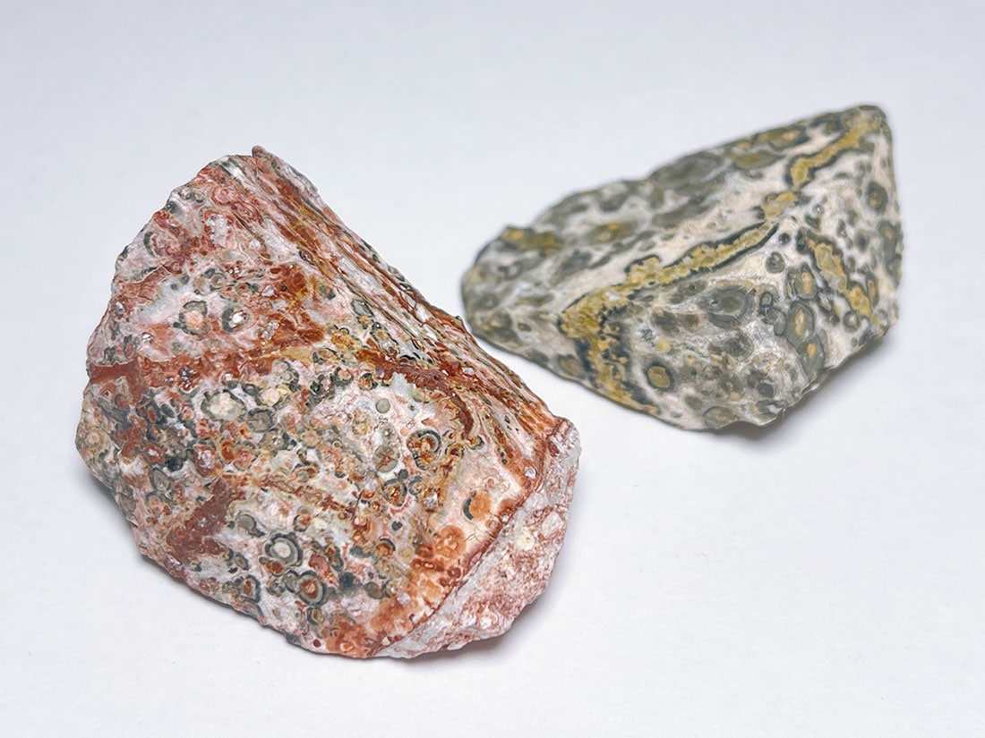 メキシコ産レオパードスキンジャスパー2個セット