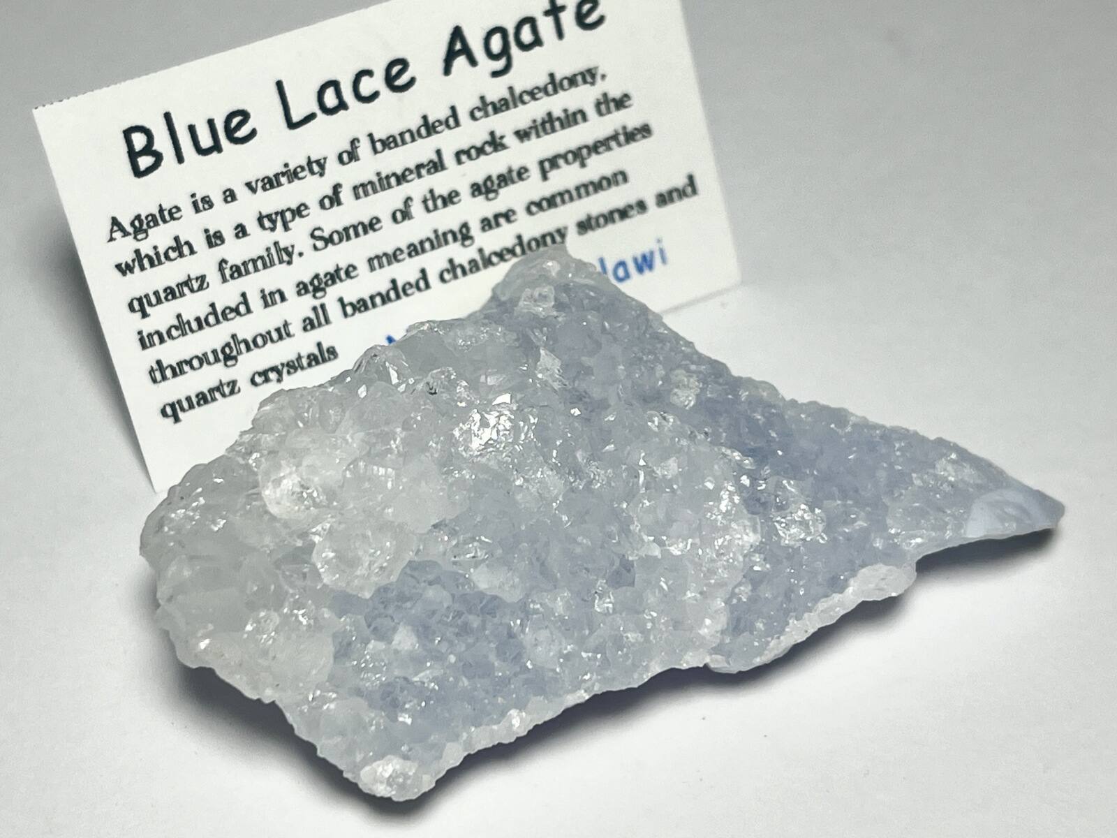 マラウイ産ブルーレースアゲート