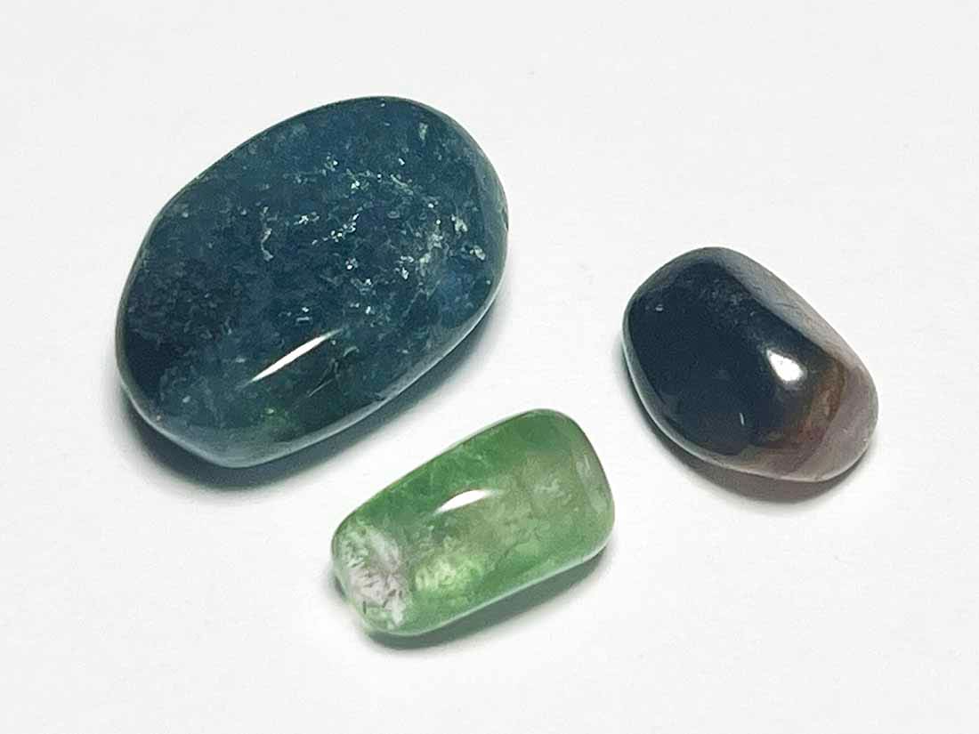 ブラジル産カラートルマリンミニタンブル3個セット
