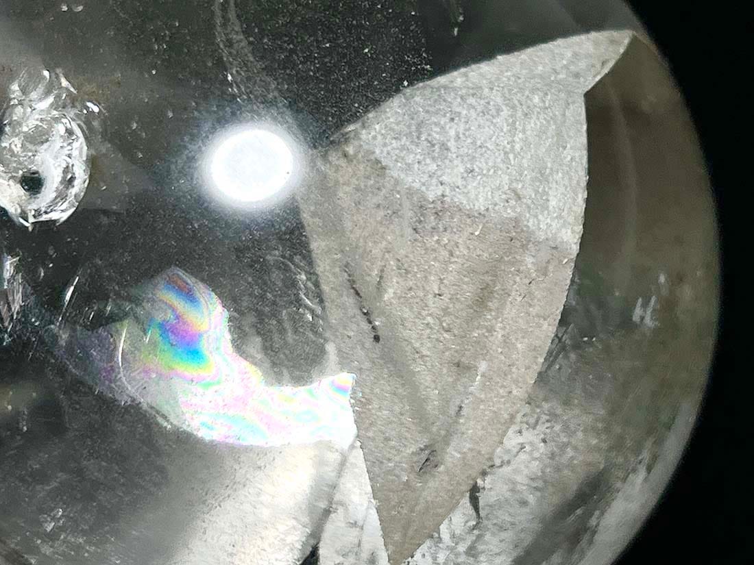 ファントムクォーツ　62mm丸玉