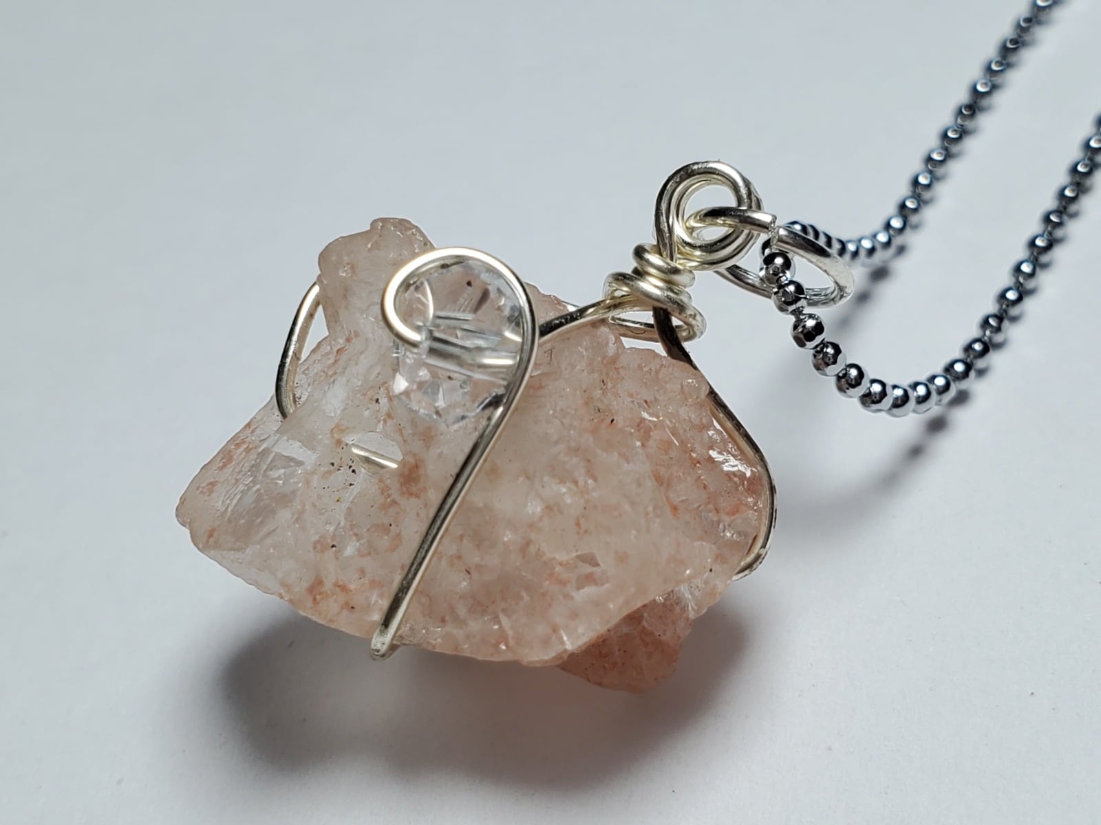 ヒマラヤ・クル渓谷産 アイスクリスタル ペンダントトップ