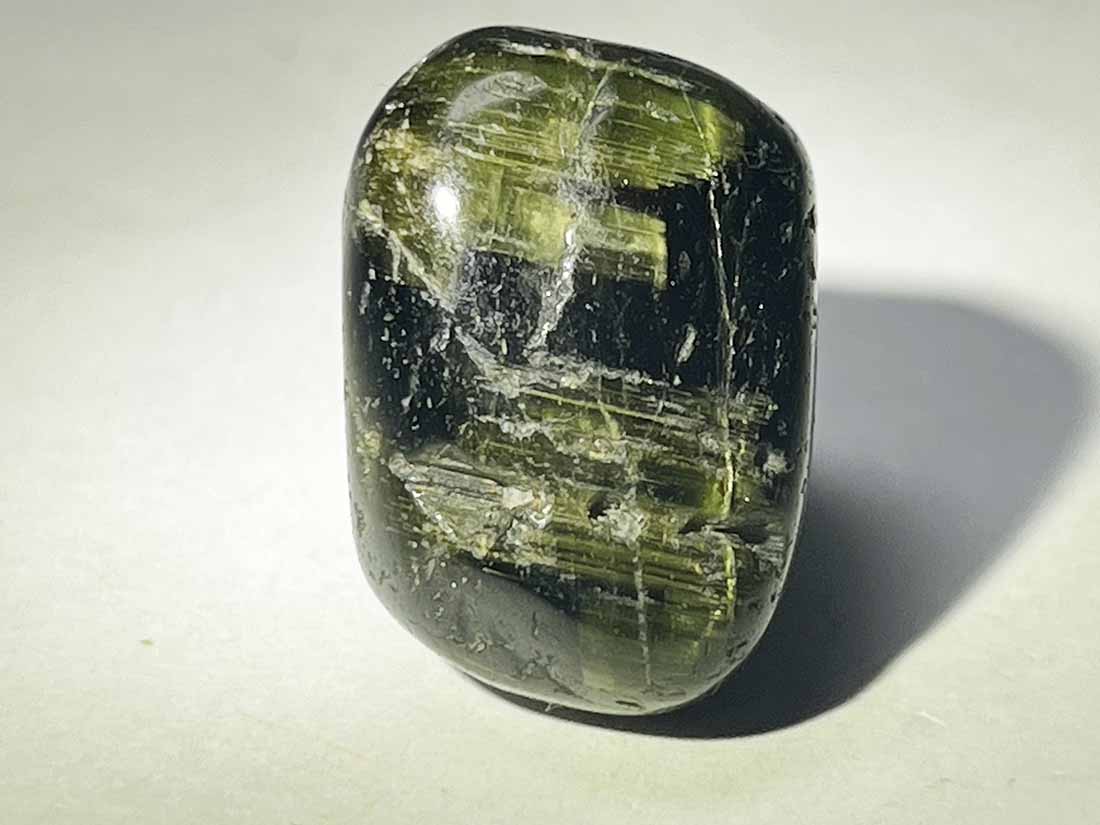 ブラジル産  キャッツアイトルマリン タンブル