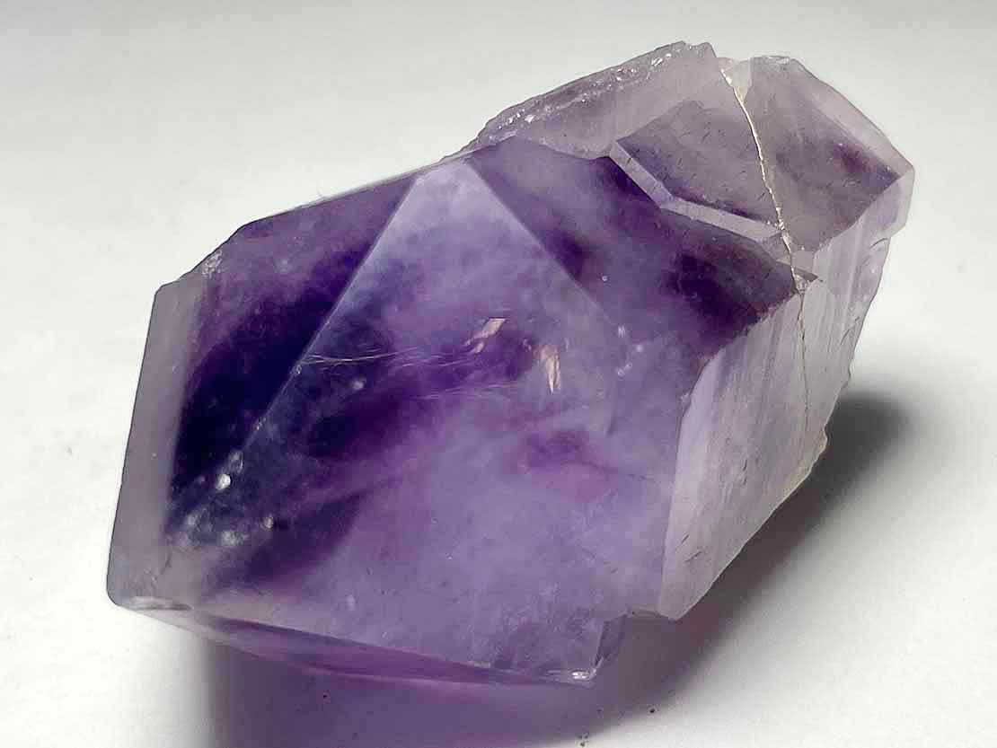 レア！モロッコ産 ファントム＆ アワーグラスアメジスト 母岩付き