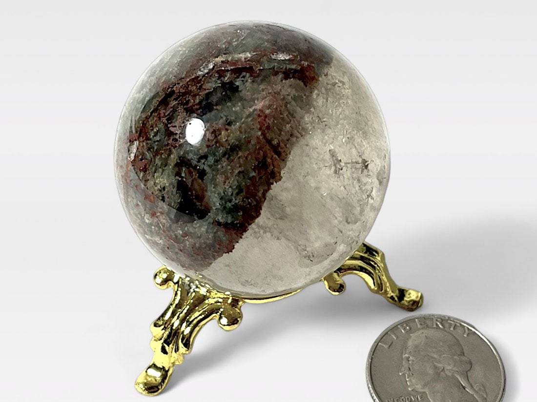 ガーデンクォーツ46mm丸玉/Garden Quartz