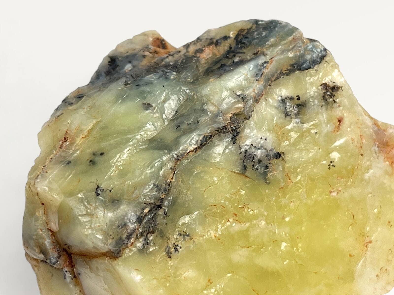 タンザニア産 イエローオパール  (デンドリチック有り)