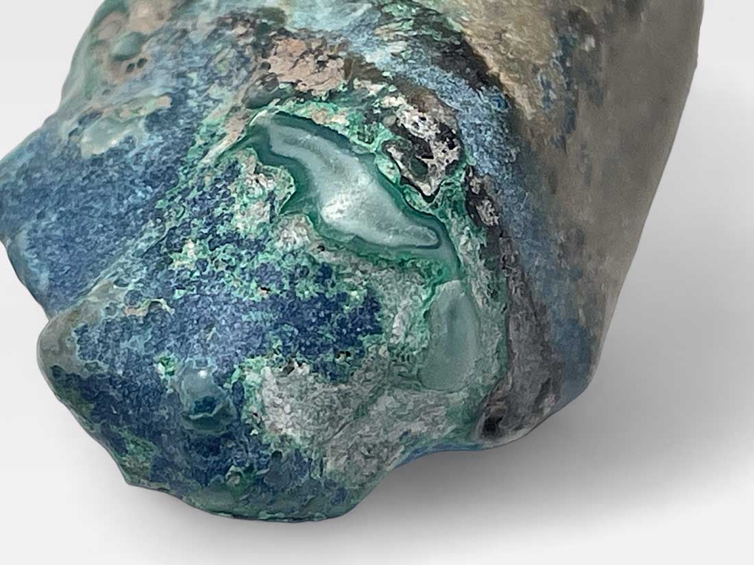 アメリカ アリゾナ州産 シャッタカイト / クリソコラ タンブル