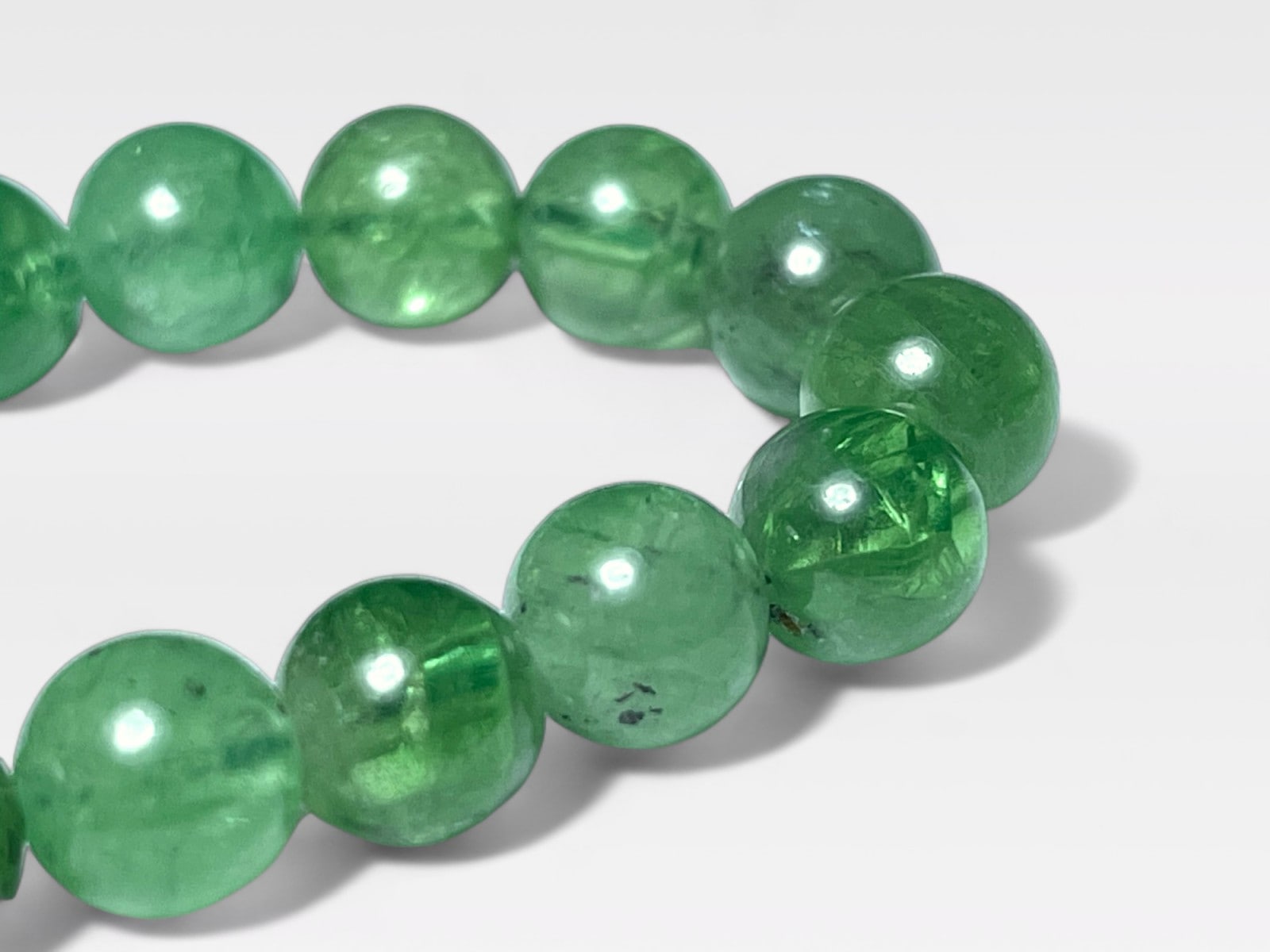 レア！ ツァボライト ガーネット ブレスレット