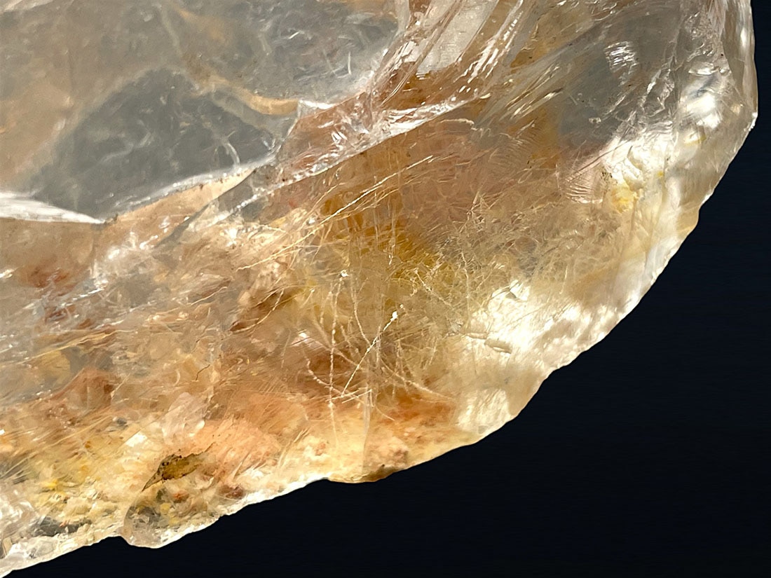 ブラジル産 ルチルクォーツ ( 金鉱石入り水晶 )/Rutilated Quartz