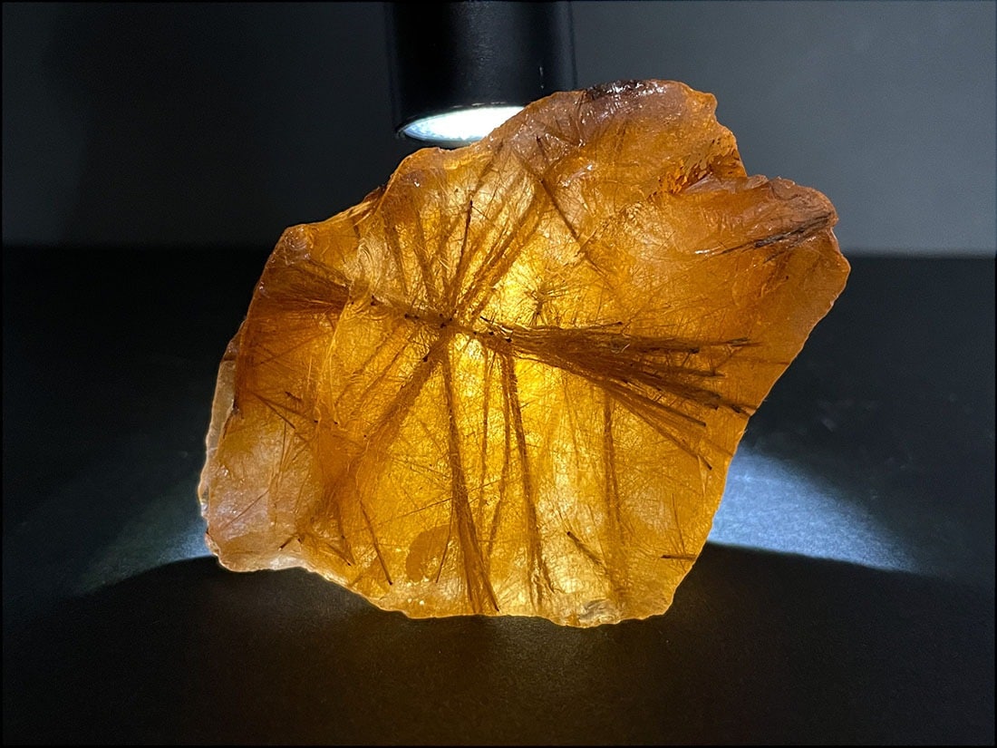ブラジル産 ルチルクォーツ ( 金鉱石入り水晶 )/Rutilated Quartz