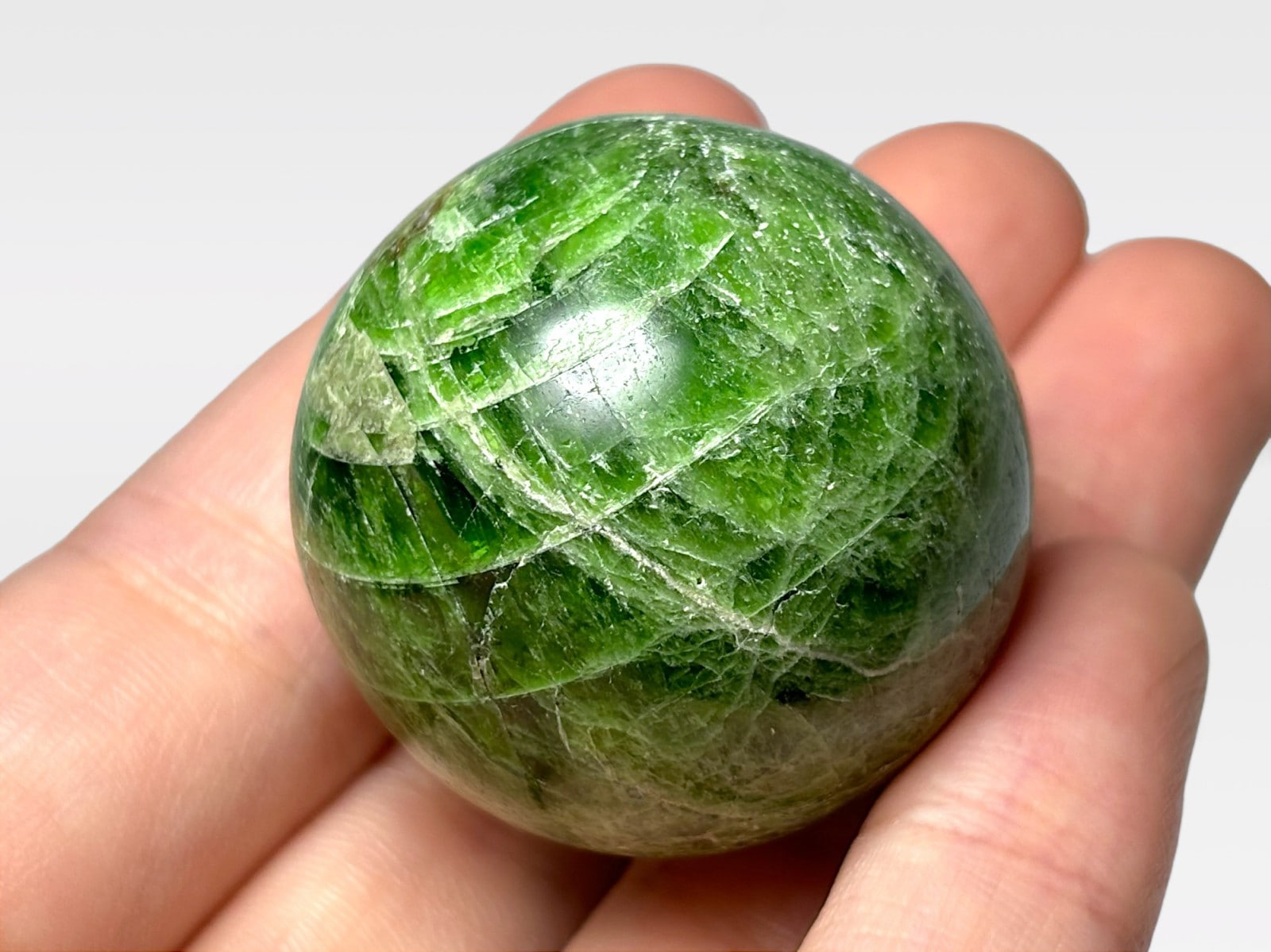 クロムダイオプサイド 34mm 丸玉 /Chrome Diopside