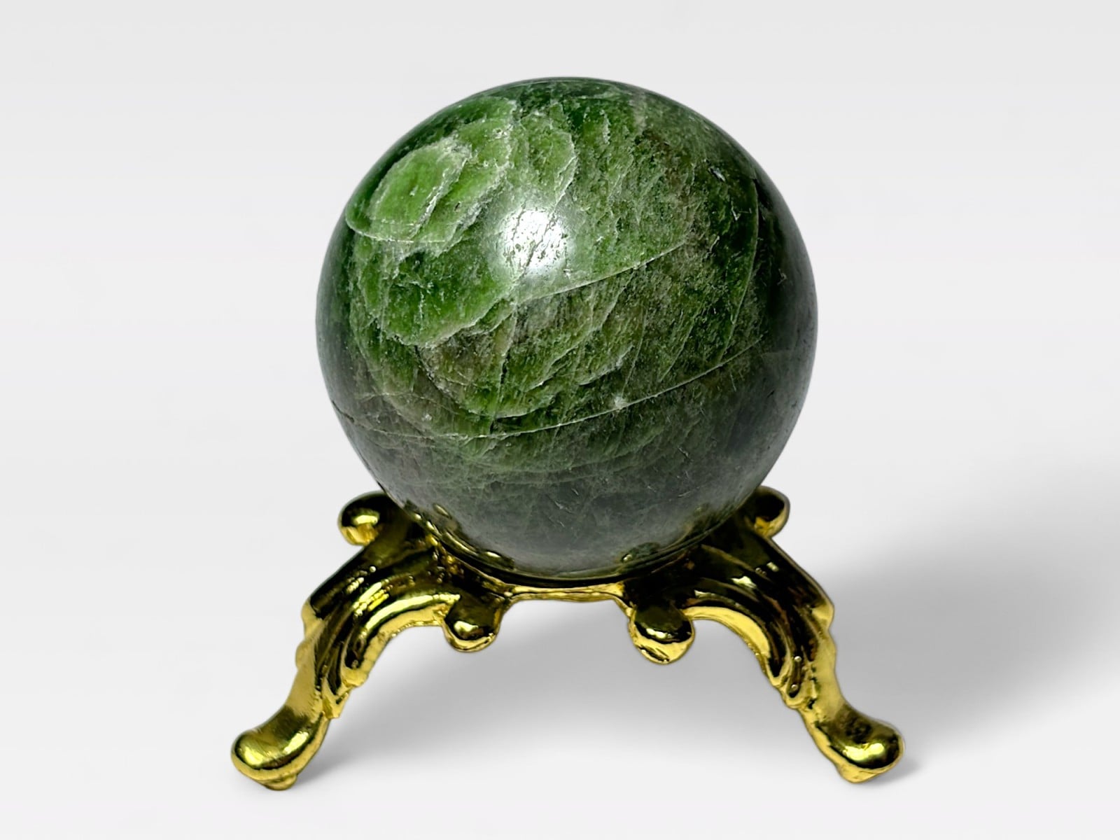 クロムダイオプサイド 35mm 丸玉 /Chrome Diopside